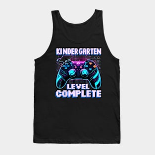 Kindergarten Level Complete Graduation Class 2024 Boys Gamer Tank Top